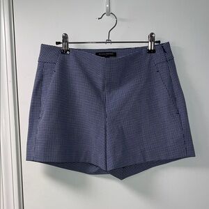 Banana Republic Blue Checkered Shorts
